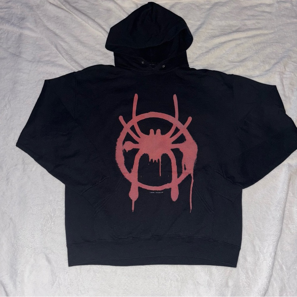 Marvel Spiderman into the Spiderverse Miles Morales Hoodie